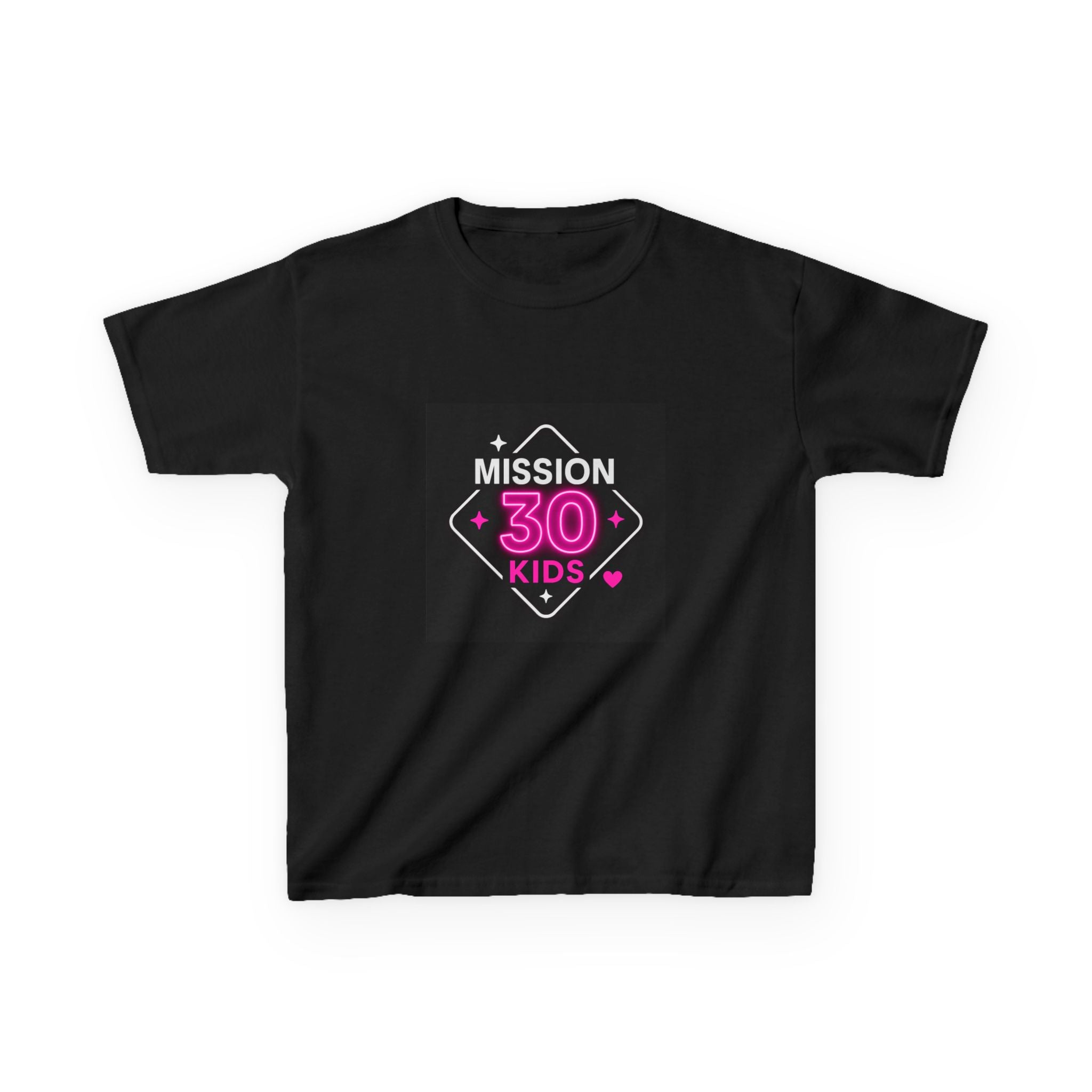Mission 30 Kids Tee - Fun and Inspiring Heavy Cotton Tee for Children