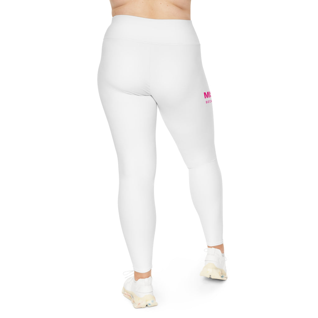 Leggings - Breast Cancer Awareness Supportive Design - Plus Size