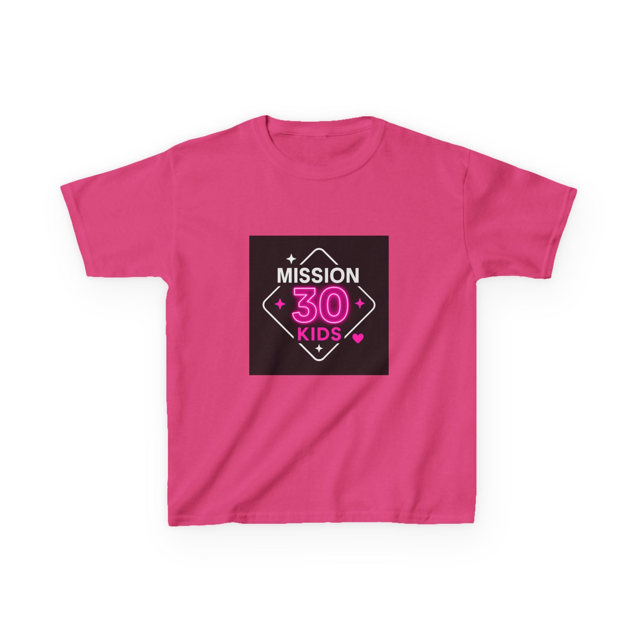 Mission 30 Kids Tee - Fun and Inspiring Heavy Cotton Tee for Children