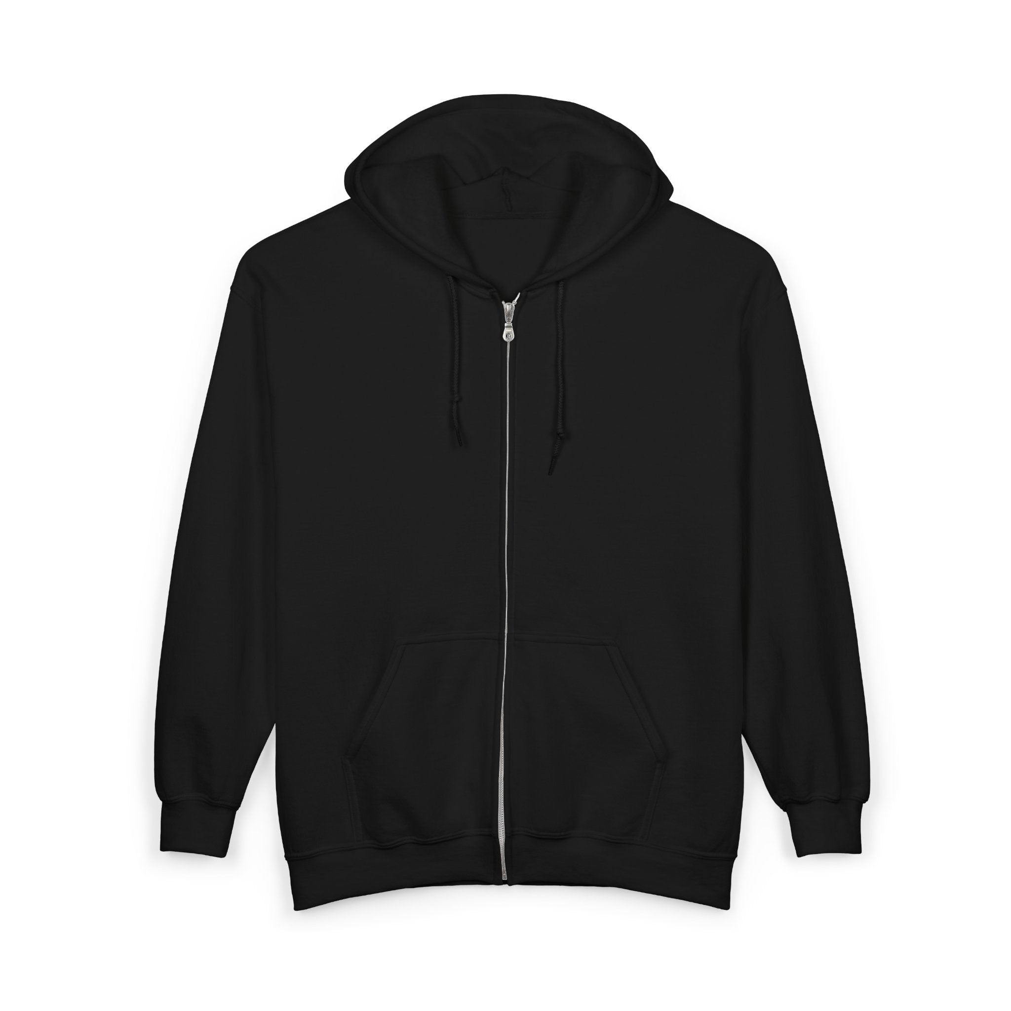Mission 30 Zip Hoodie — "Because 40 Is Too Late" Motivational Back Print