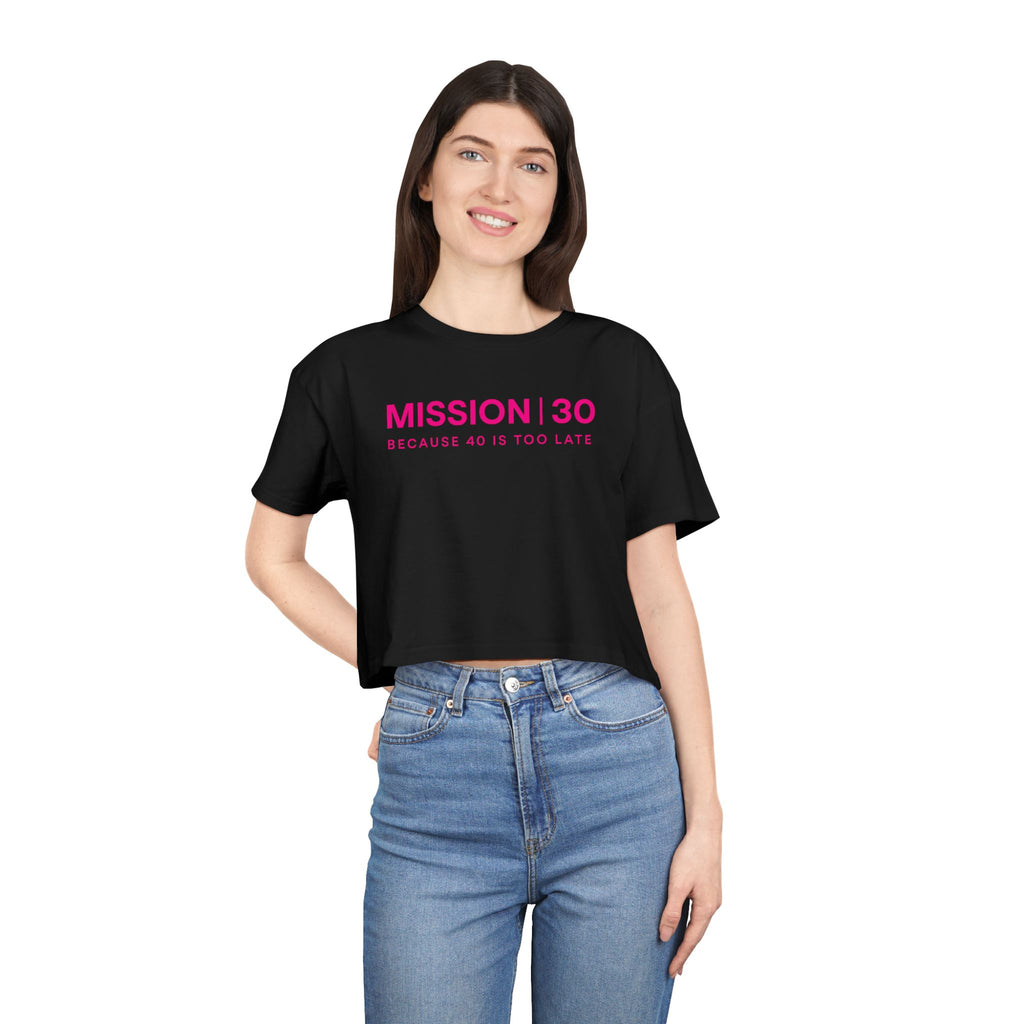 Women's Mission 30 Crop Tee