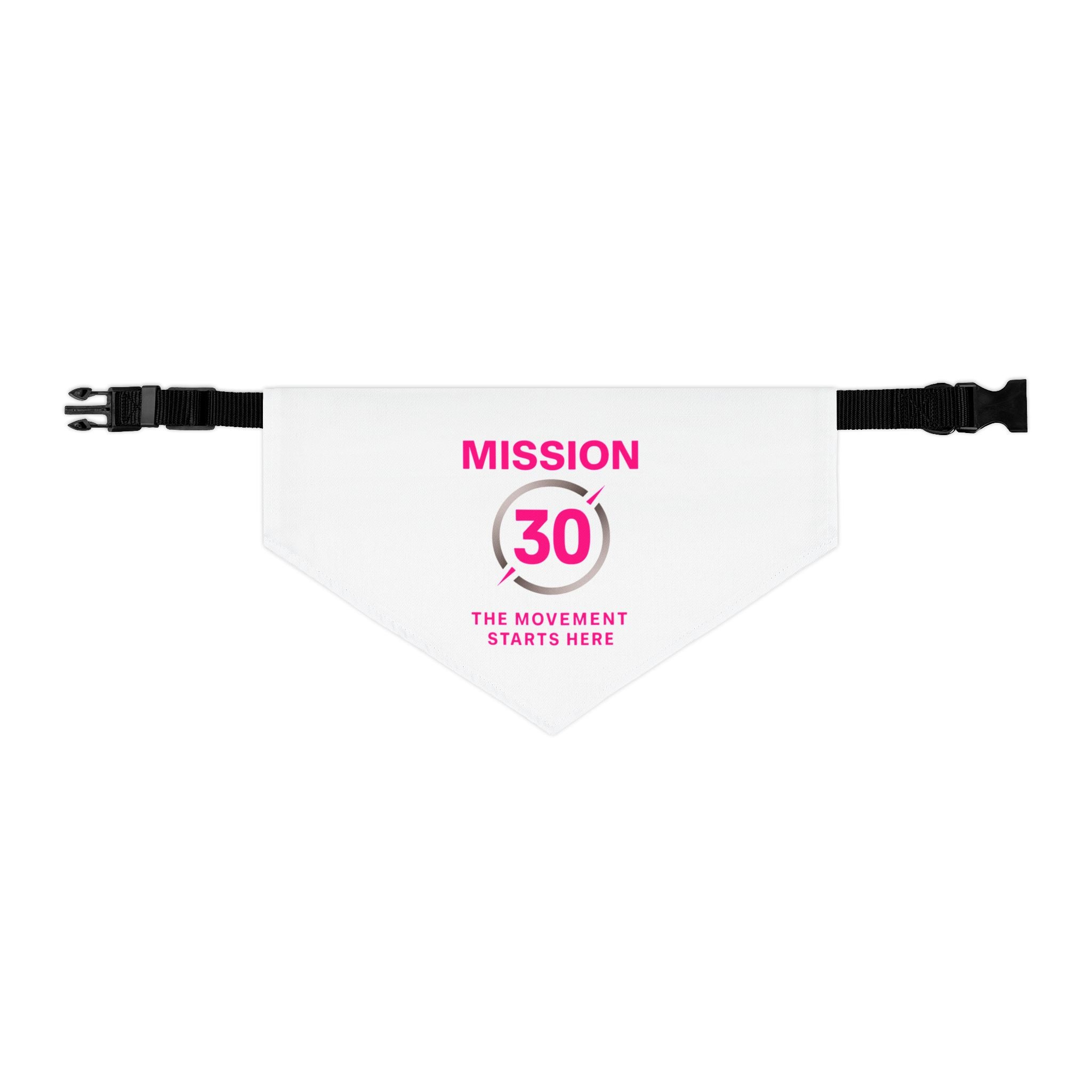 Mission 30 Pet Bandana Collar - Fun Accessory for Active Dogs
