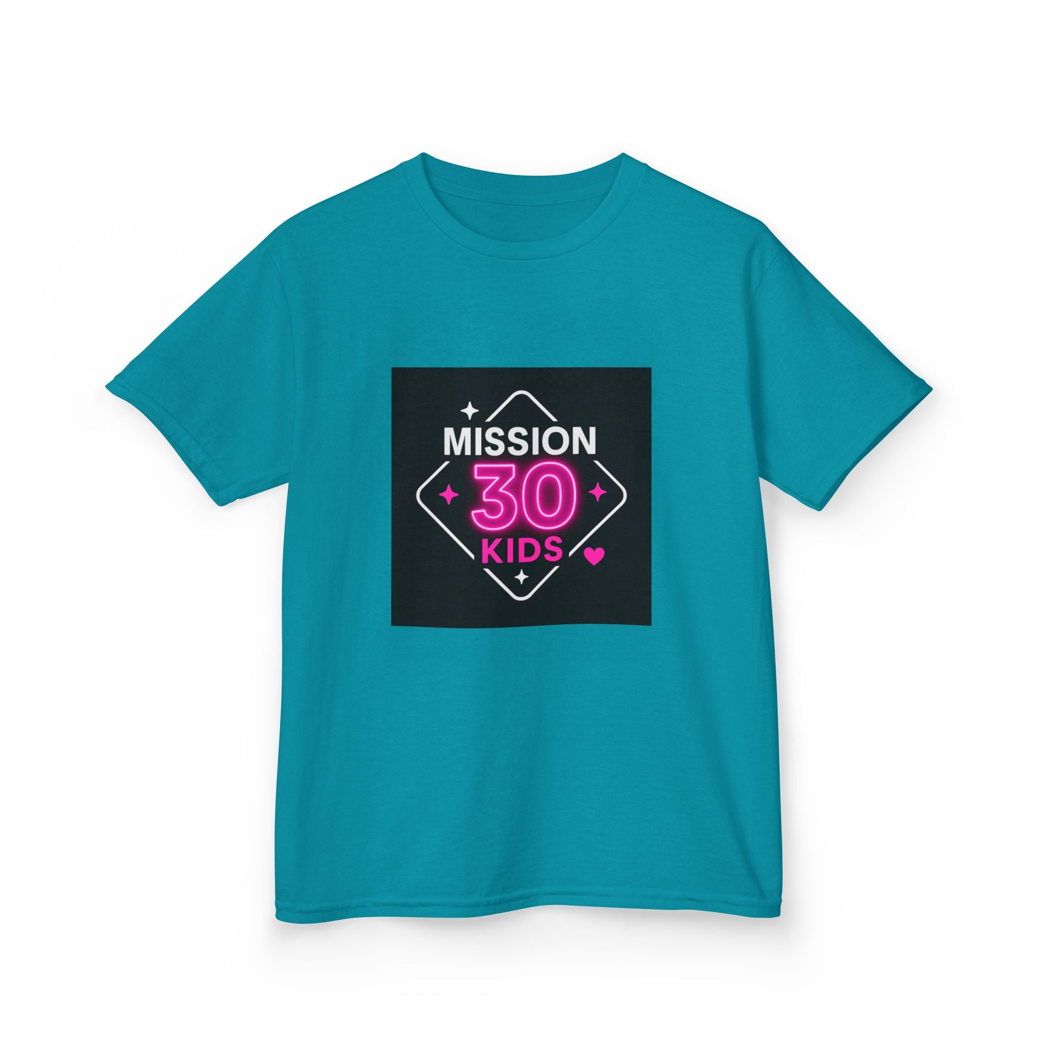 Mission 30 Kids Tee - Fun and Inspiring Heavy Cotton Tee for Children