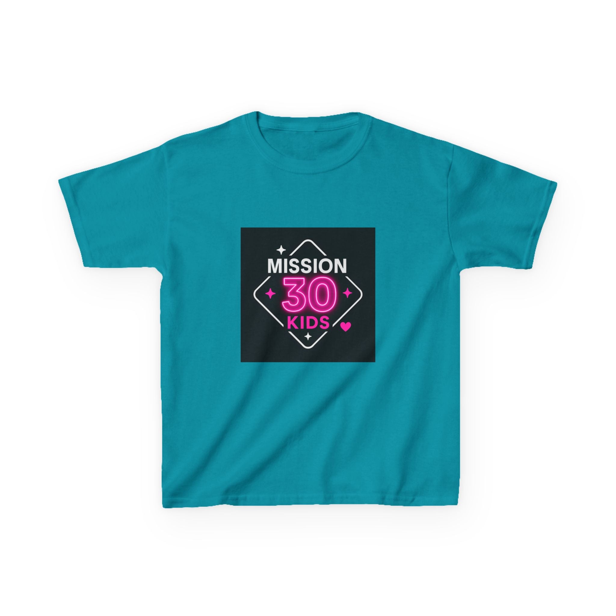 Mission 30 Kids Tee - Fun and Inspiring Heavy Cotton Tee for Children