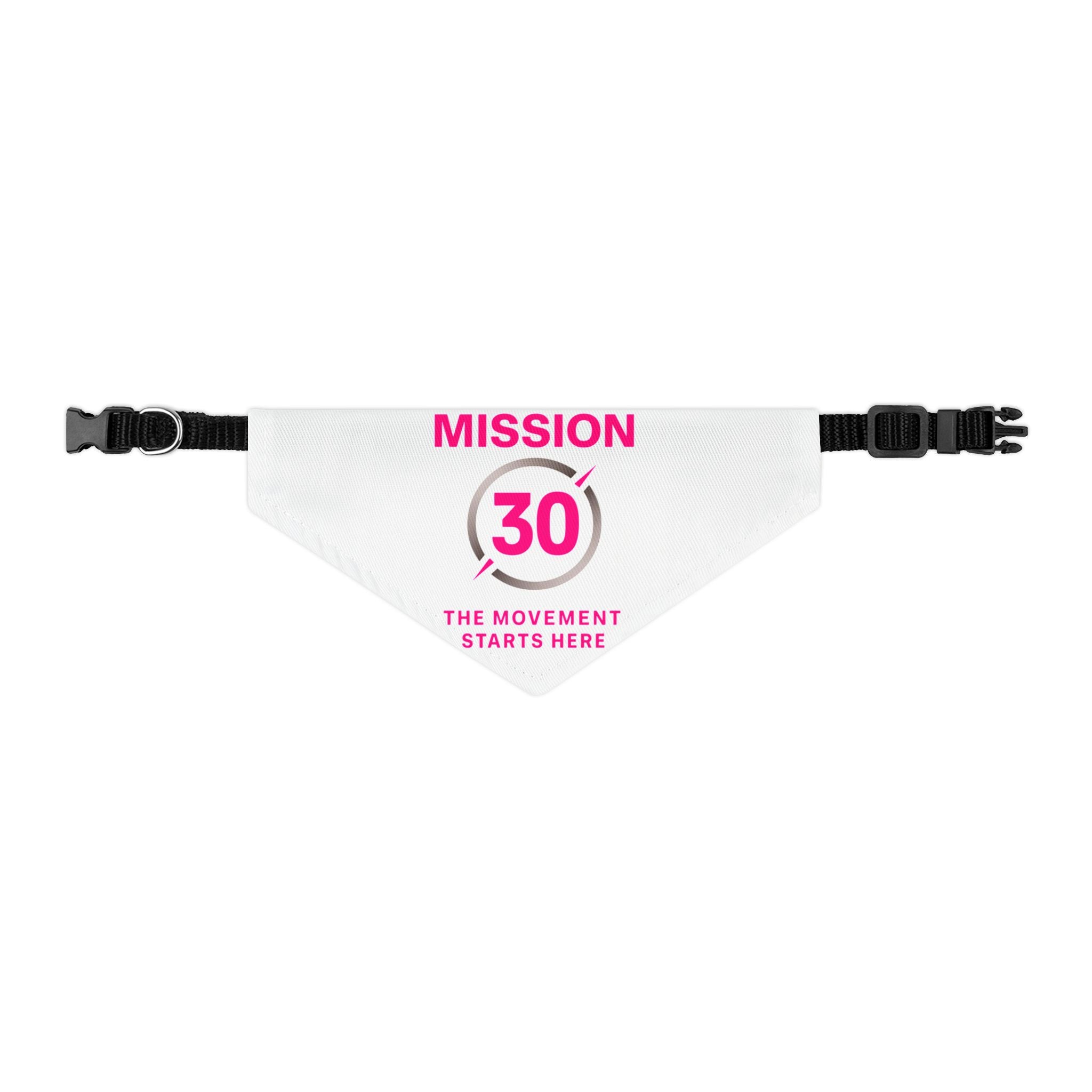 Mission 30 Pet Bandana Collar - Fun Accessory for Active Dogs