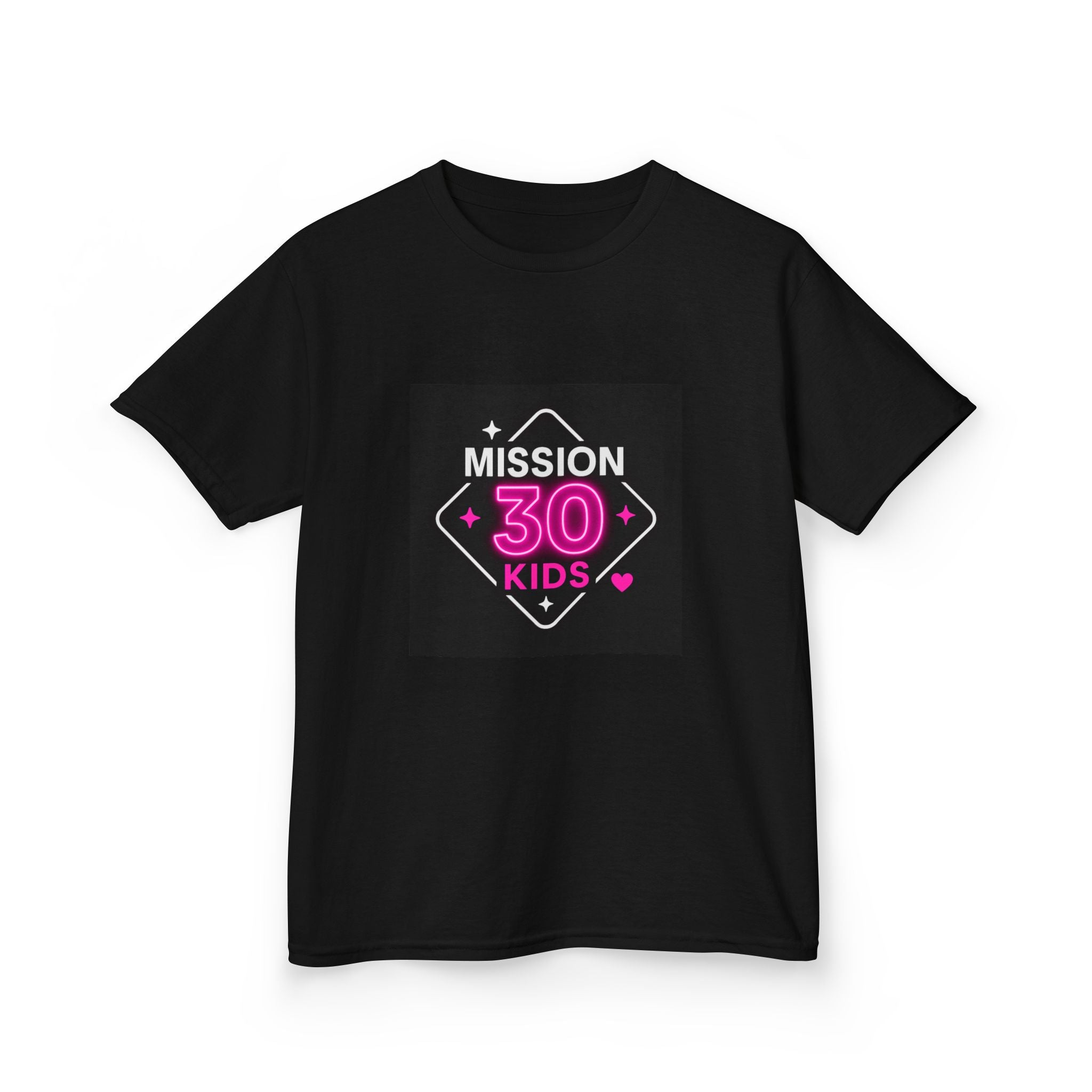 Mission 30 Kids Tee - Fun and Inspiring Heavy Cotton Tee for Children