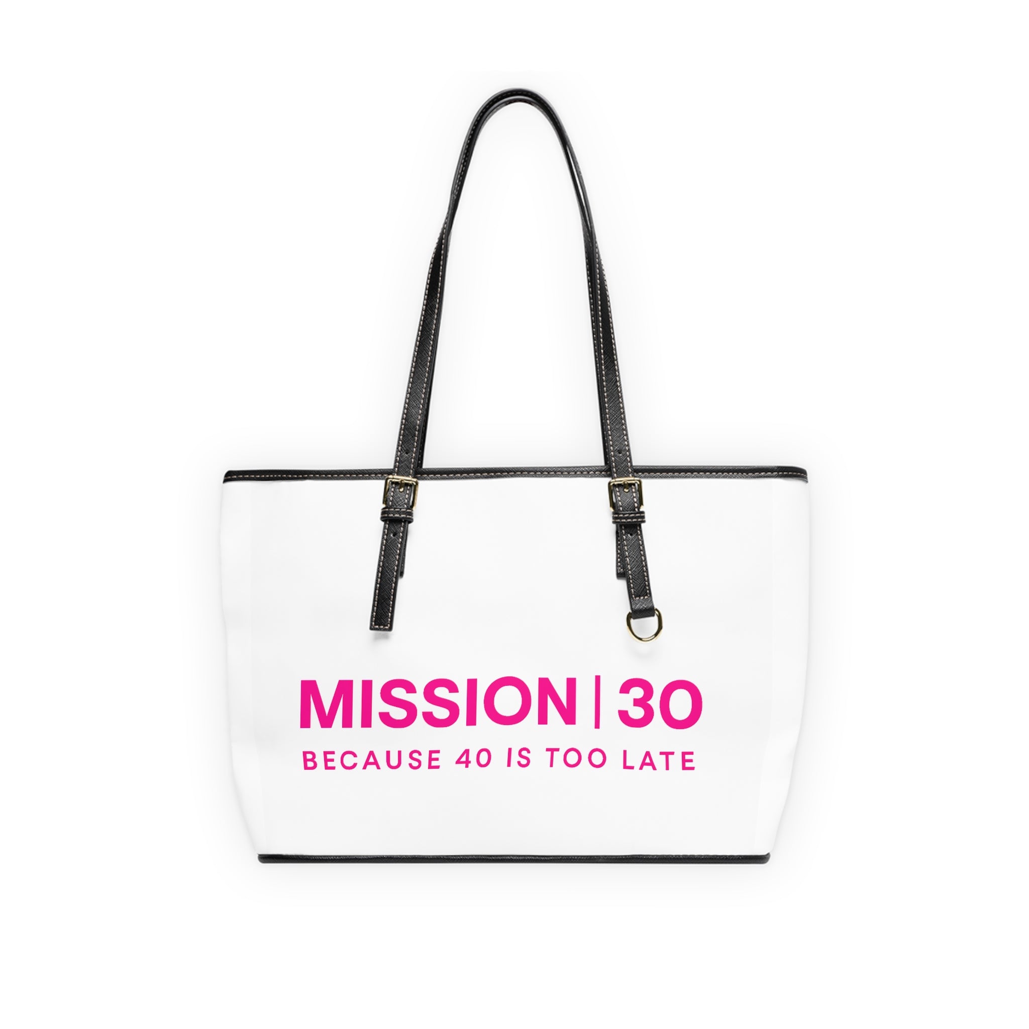 Mission 30 PU Leather Shoulder Bag - Celebrate Milestones in Style