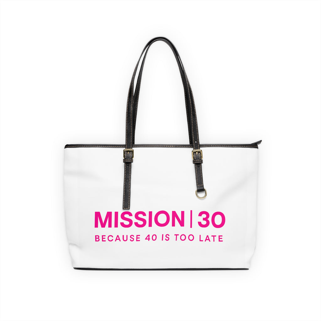 Mission 30 PU Leather Shoulder Bag - Celebrate Milestones in Style