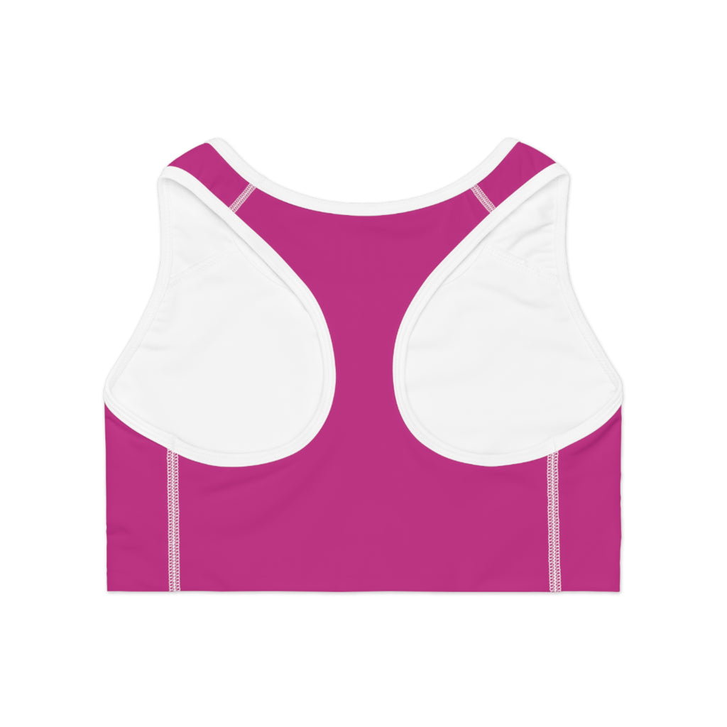 Sports Bra — "Mission 30: Because 40 Is Too Late" Motivational Fitness Top