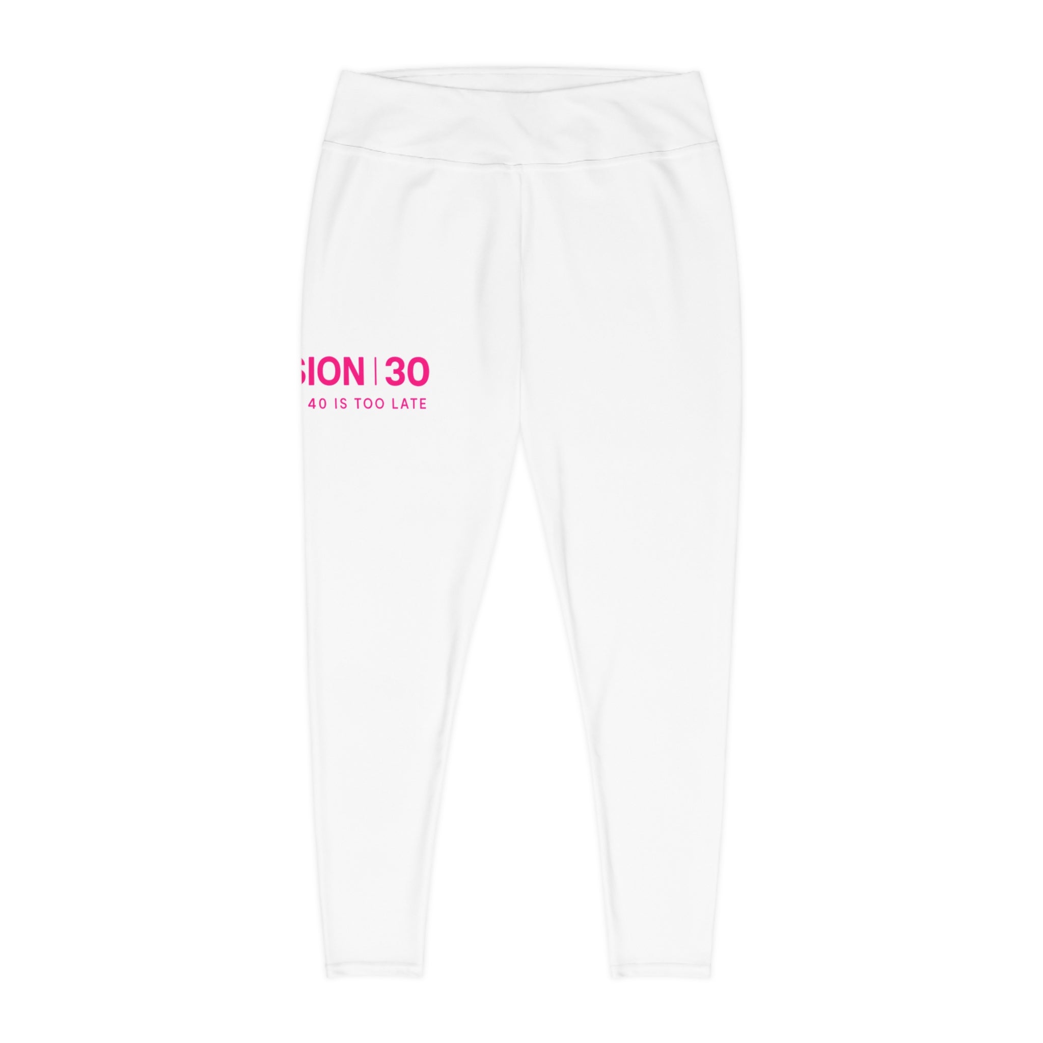Leggings - Breast Cancer Awareness Supportive Design - Plus Size