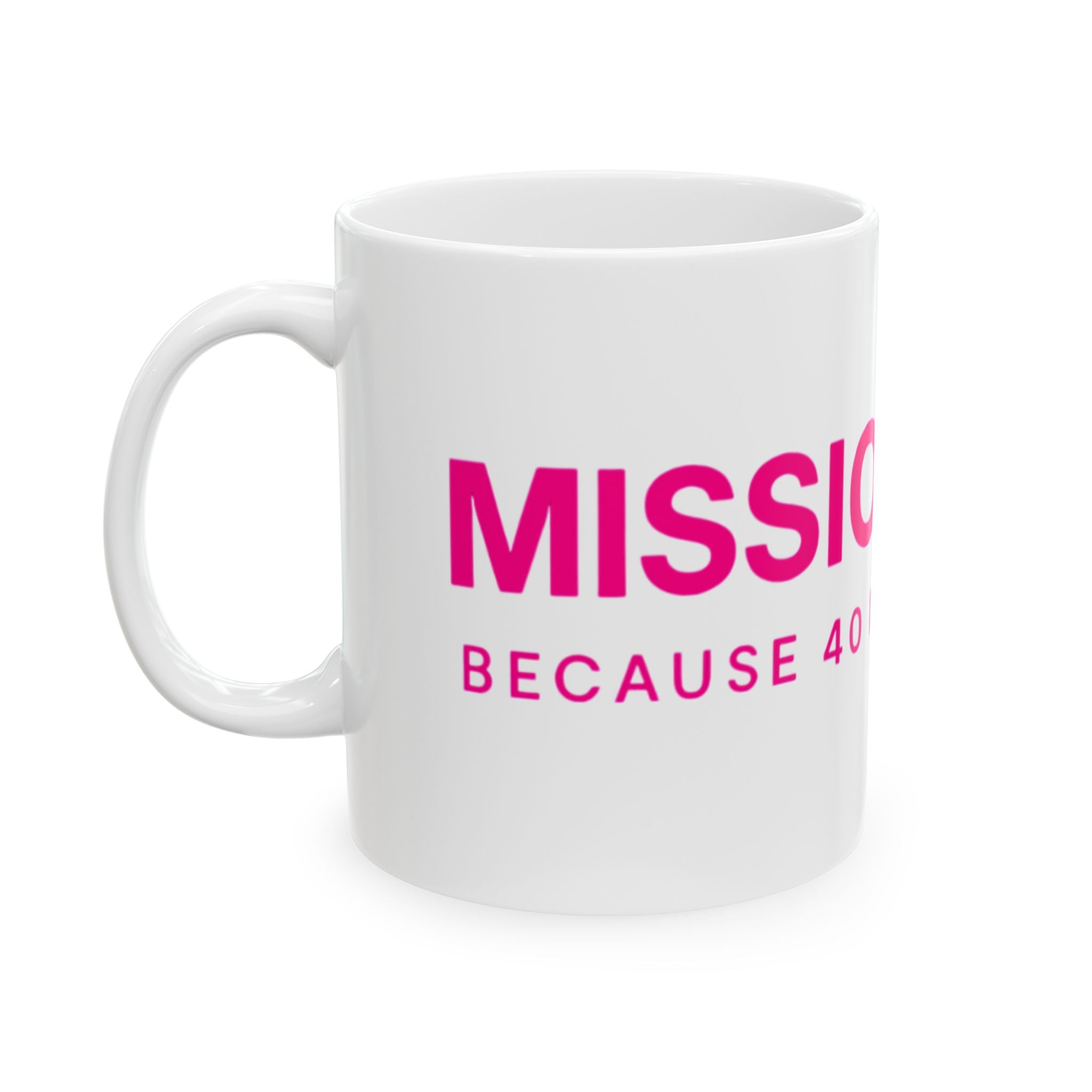 "Mission 30 Ceramic Mug - Perfect Gift for 30th Birthday Celebrations"