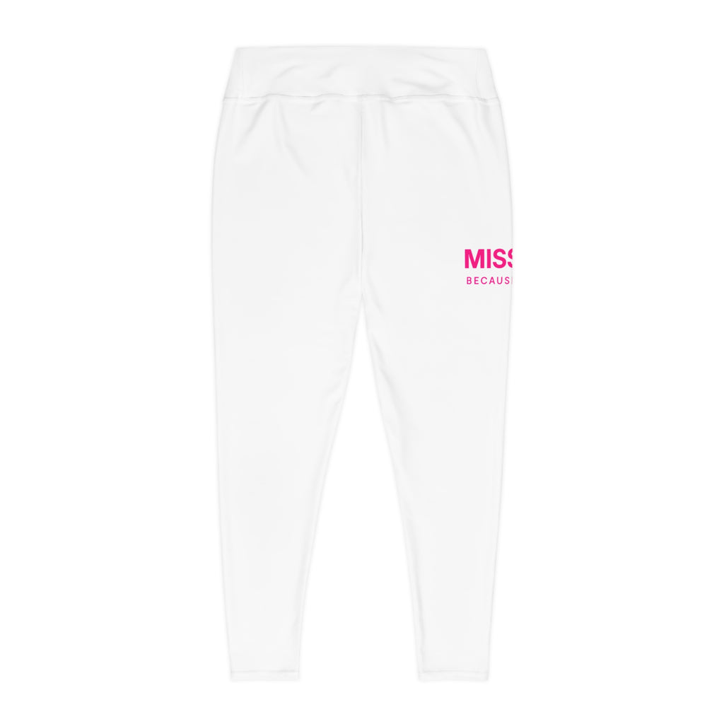 Leggings - Breast Cancer Awareness Supportive Design - Plus Size