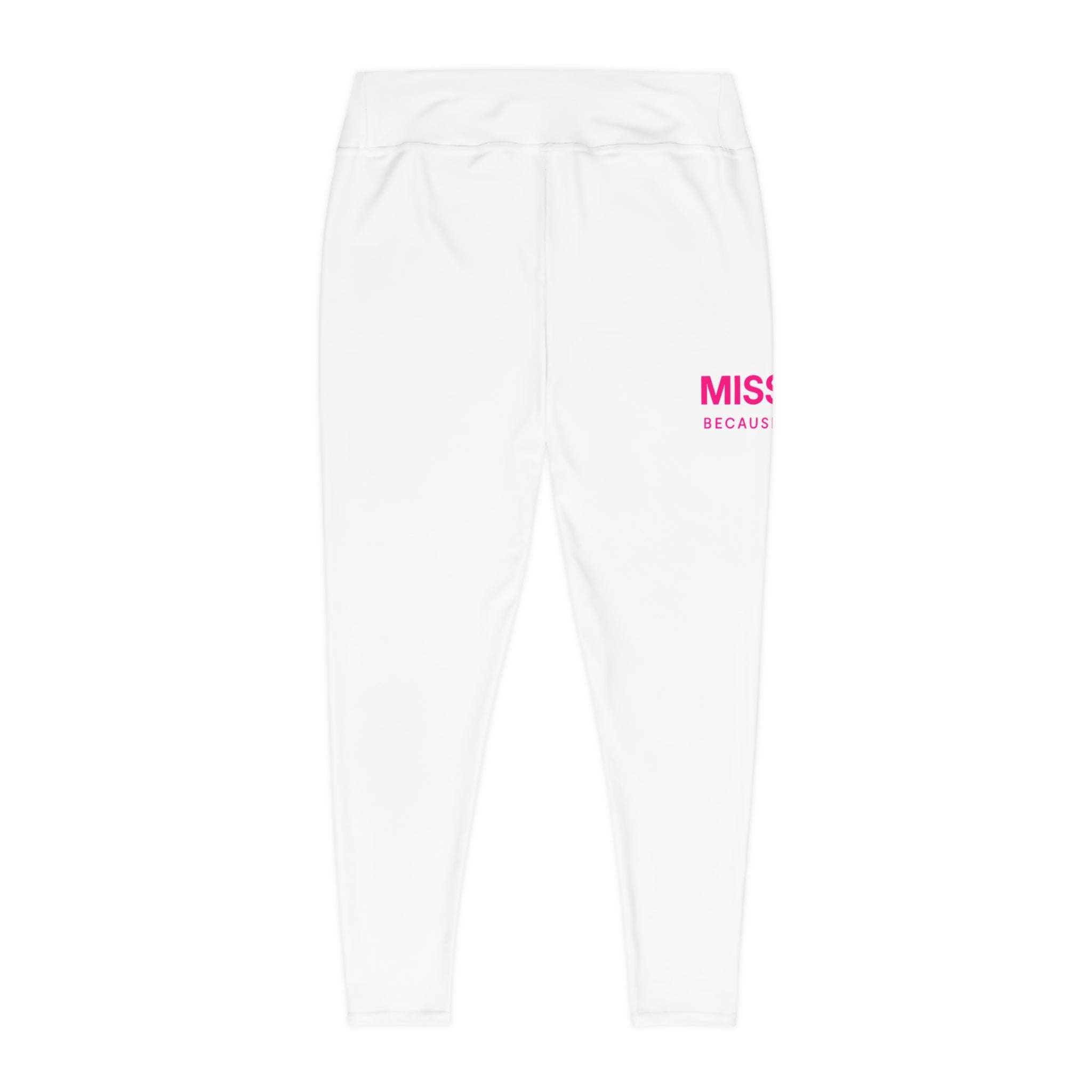 Leggings - Breast Cancer Awareness Supportive Design - Plus Size